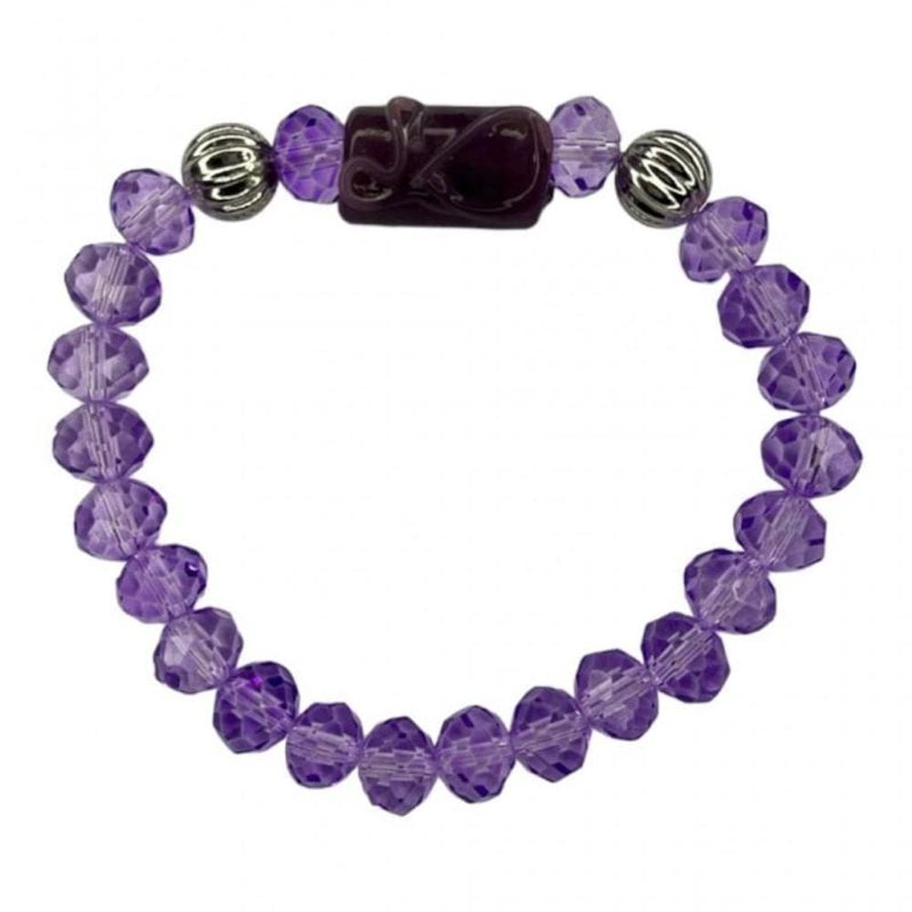 Pulseira Nanã Firma Cristal E Silicone