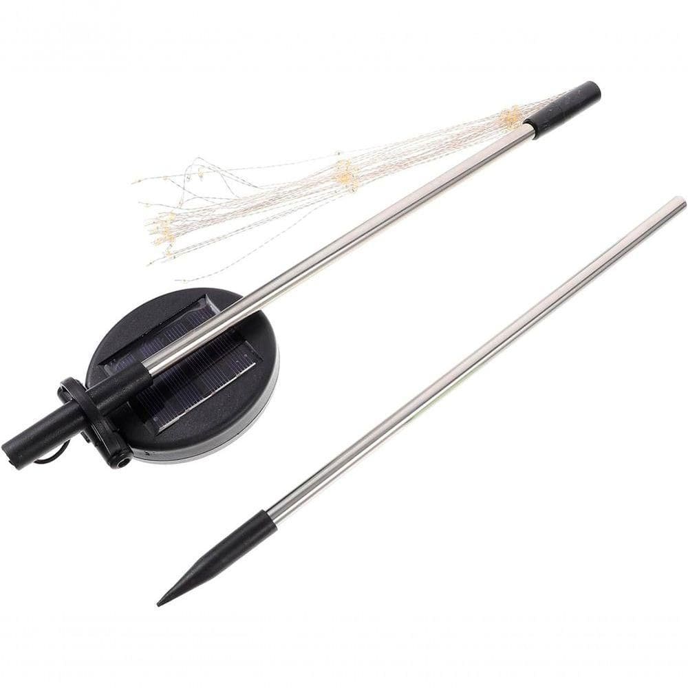 Luminária Decoração Fogos Artifício Luzes Solar Para Jardim