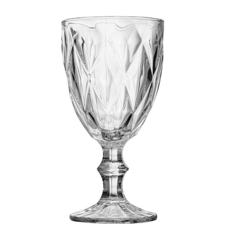 Taça Para Água Diamond 320Ml Vidro