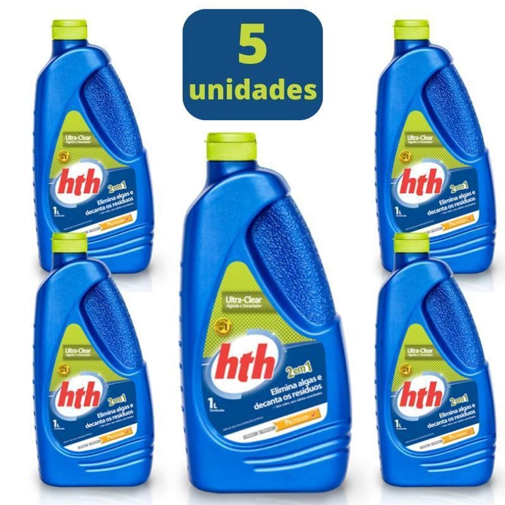 Kit Solução Água Verde Ultra Clear 5 Litros Hth