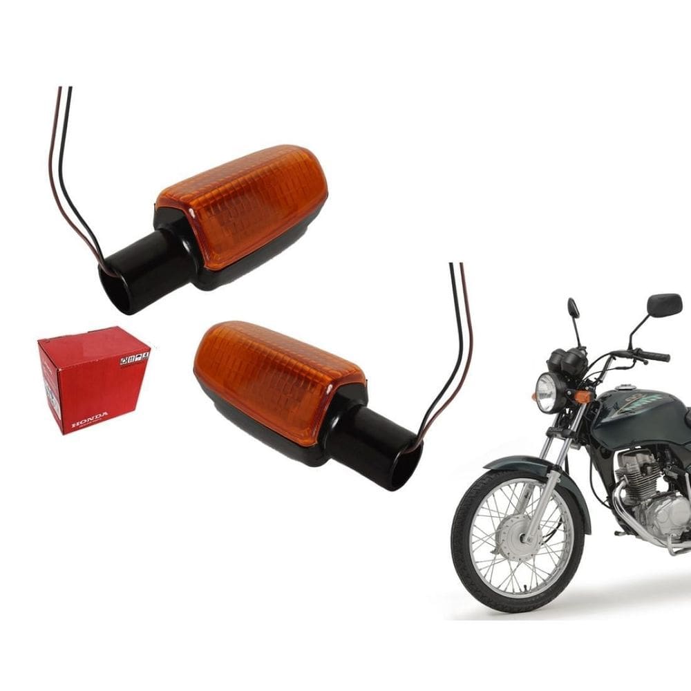 Par Piscas Honda Cg Titan Fan Cargo 125 150 2000 Ate 2013