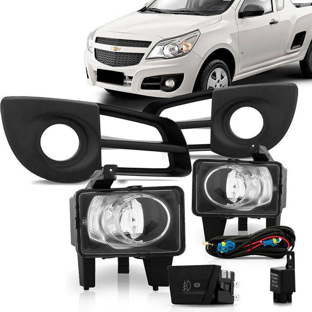 Kit Farol Auxiliar Milha Montana 2011 Em Diante Shocklight