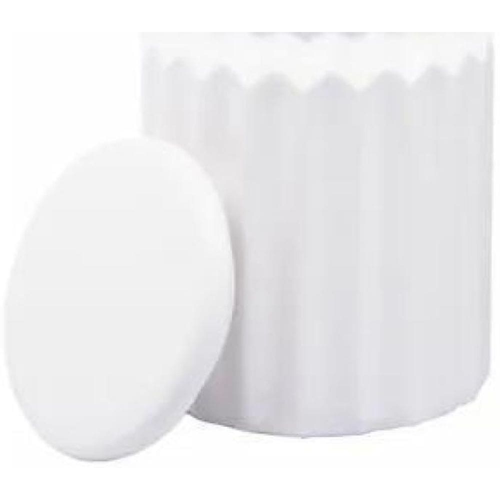 Conjunto Dispenser Banheiro Cerâmica Branco - Lyor