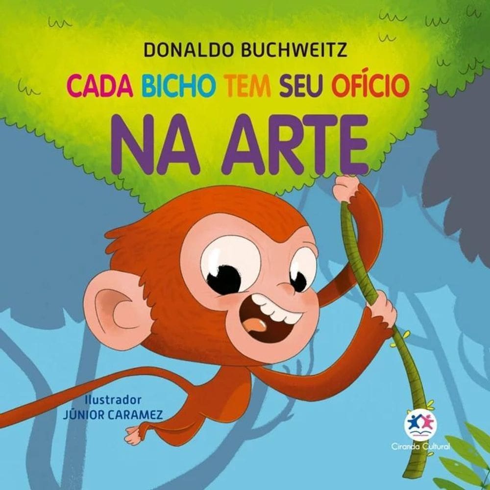 Livro Infantil Os Bichos na Arte - Editora Ciranda Cultural
