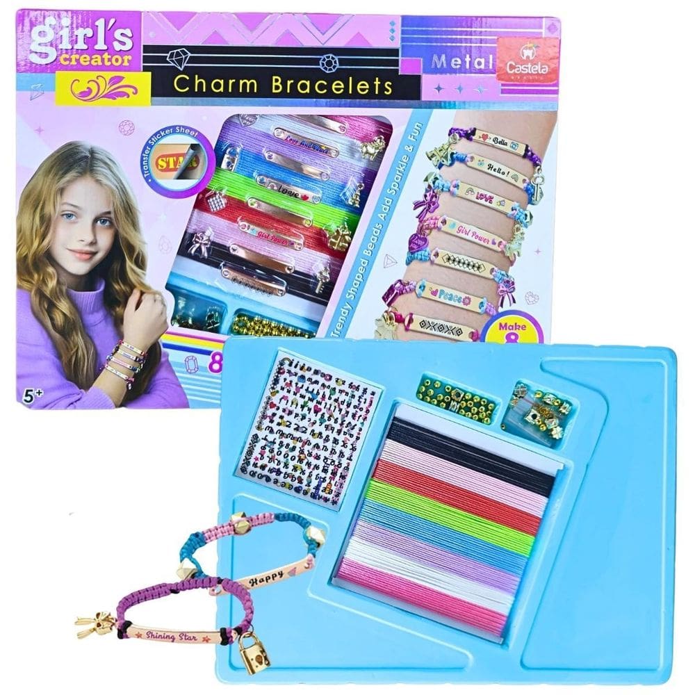 Conjunto Pulseiras Bijuterias Montar Jóias Colar Castela