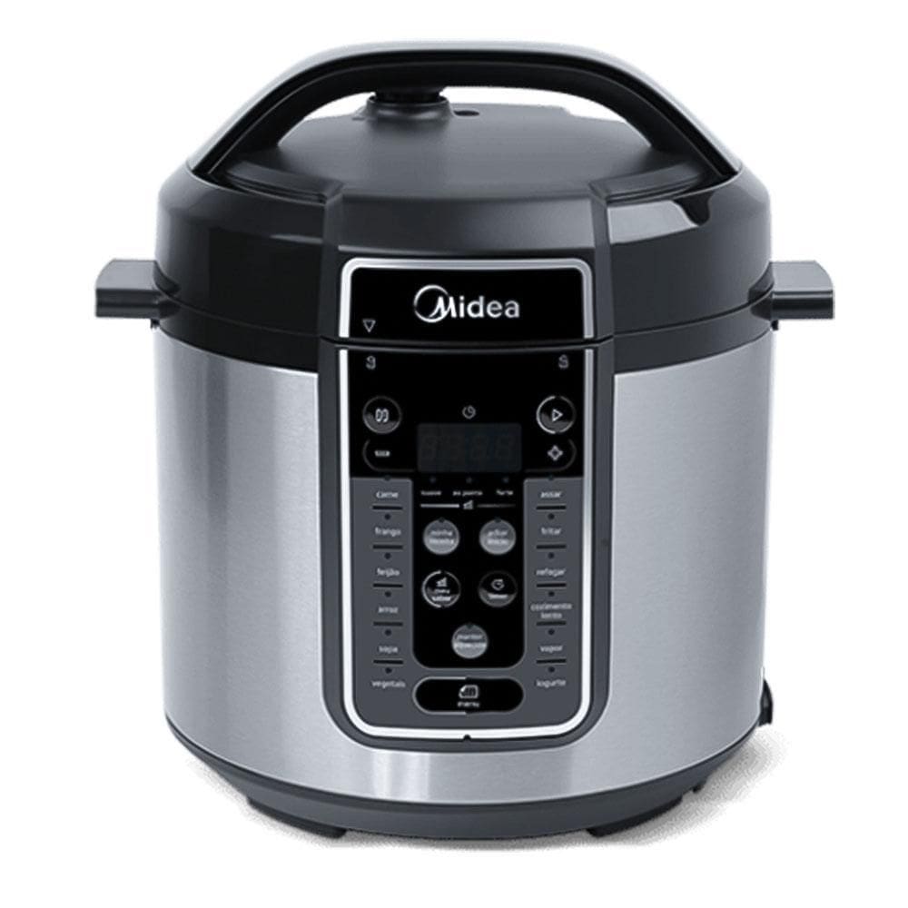 Panela De Pressão Elétrica 6 L Mastersteam Inox Midea
