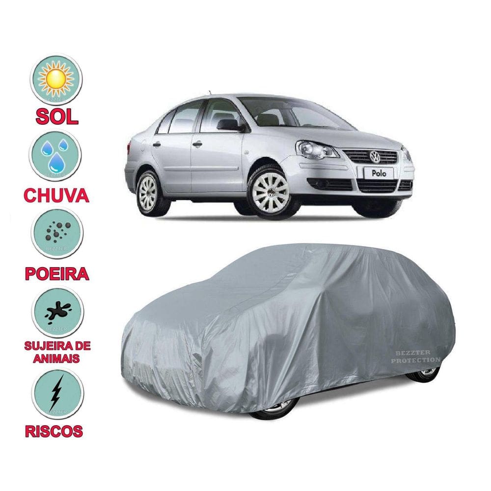 Capa Cobrir Carro Polo Sedan Impermeável Proteção Total