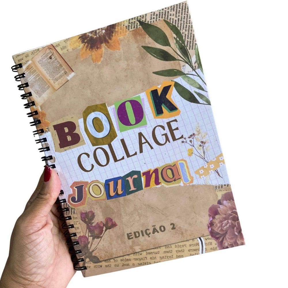 Caderno Adesivos Collage Book A5 Adesivo Segunda Edição