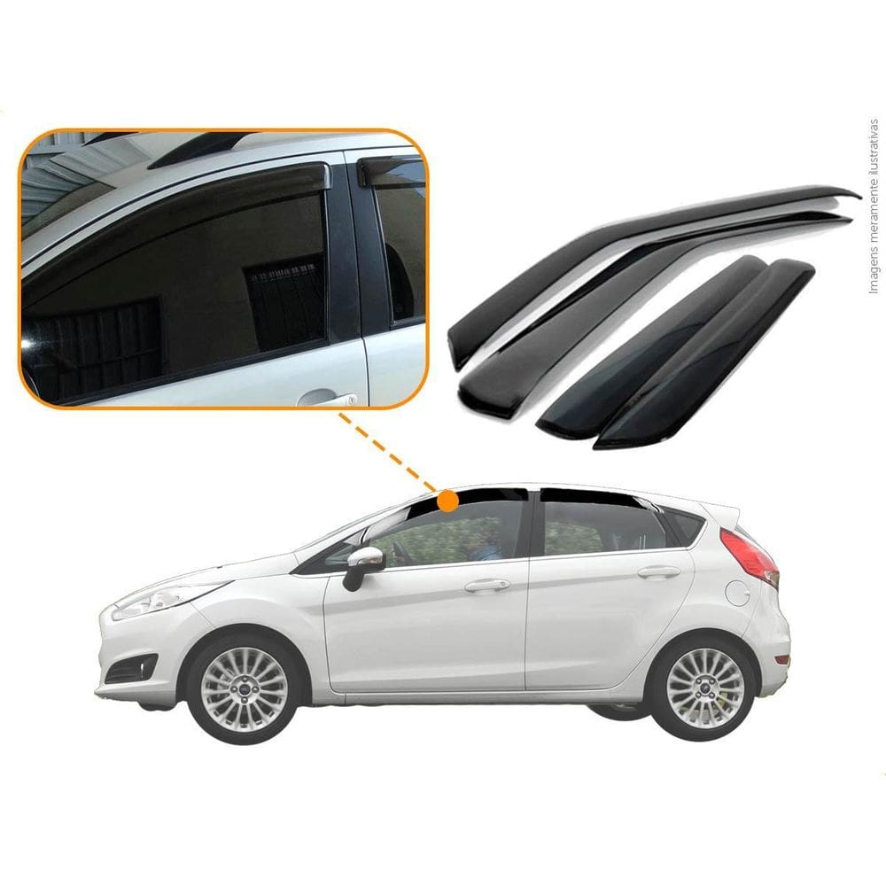 Calha De Chuva Ford Fiesta Hatch 2019