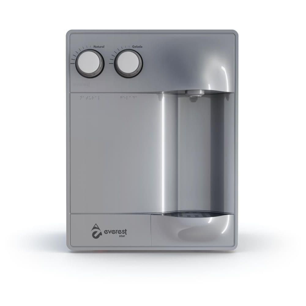 Purificador de Água Refrigerado Por Compressor Everest Prata