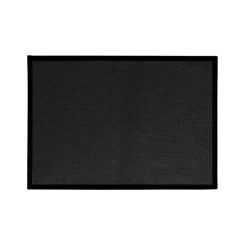 Tapete Piquet Impermeável E Antiderrapante 50X70Cm Jol Preto