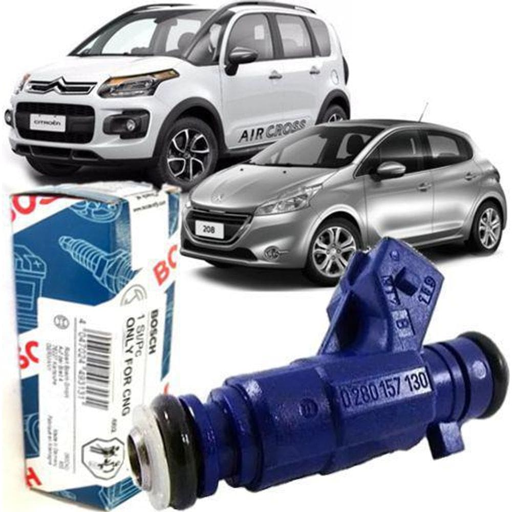 Bico Injetor Aircross Peugeot 208 308 1.6 16V Flex 2012 2019