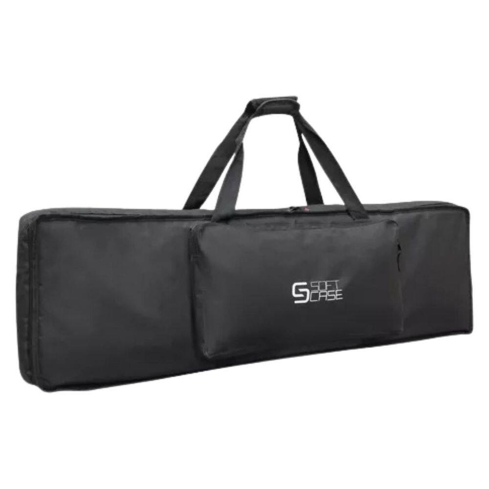 Bag Teclado 5/8 P Capa Nylon Preto Simples Soft Case