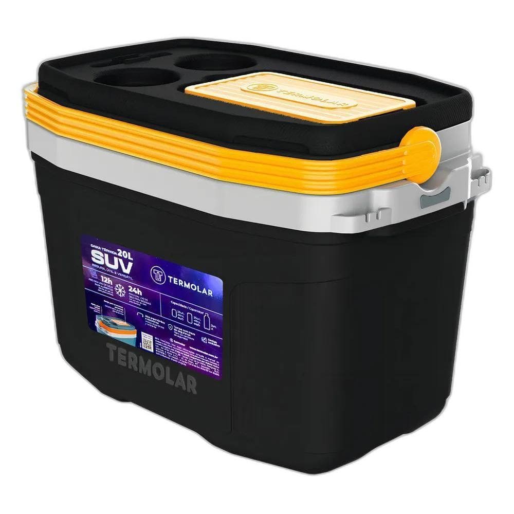 Caixa Termica Suv Cooler Com Alça 20 Litros Praia Pesca Camp