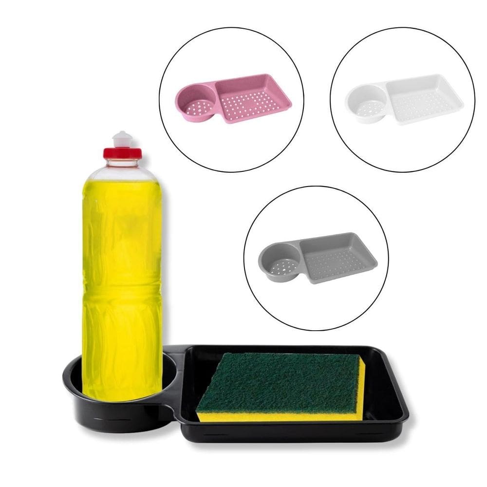 Apoio Suporte Organizador Pia Louça Detergente Esponja Bucha