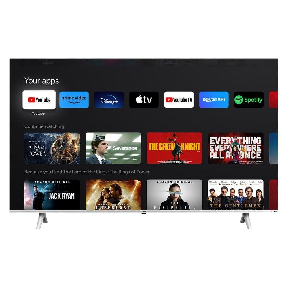 Smart 65” Philco 4K QLED PTV65G3BGTSSBL Bivolt