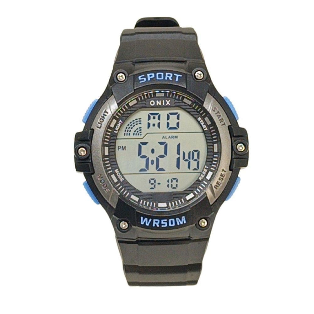 Relógio Masculino Bolso Onix Digital It-3830153 Preto E Azul