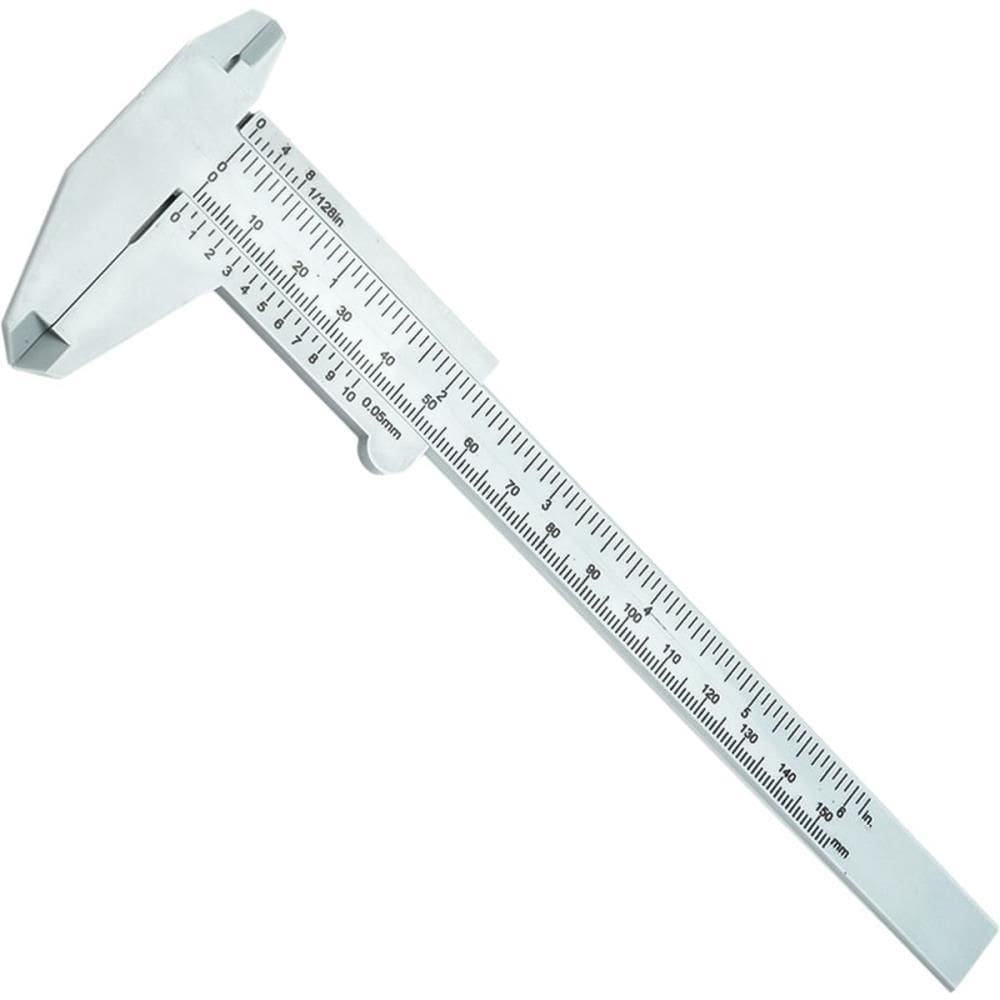 Paquímetro Plástico 6Pol. 150Mm - Fertak