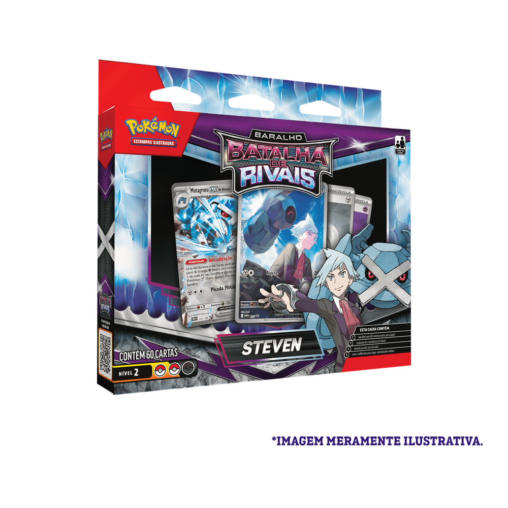 Deck Pokémon Batalha Rivais Steven