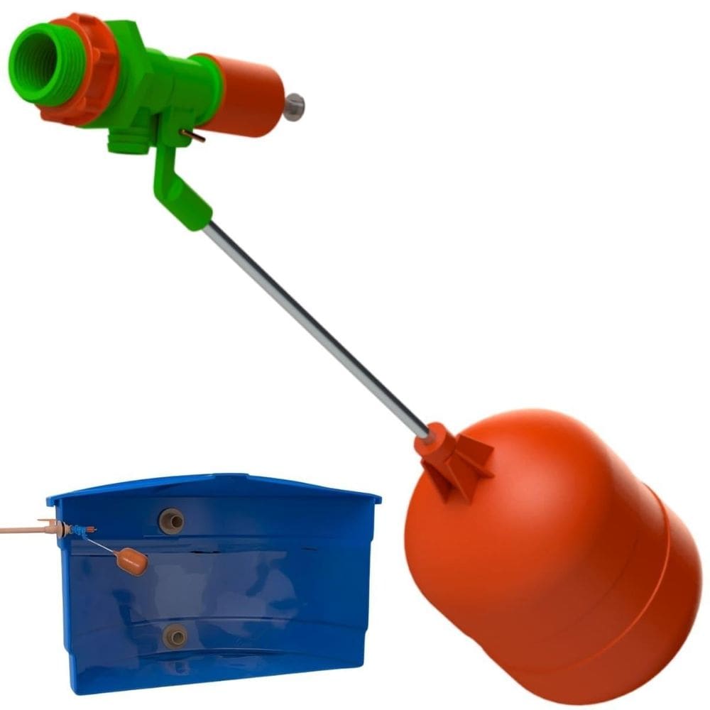 Torneira Boia Para Caixa D`Água 1/2 E 3/4 Air Lock