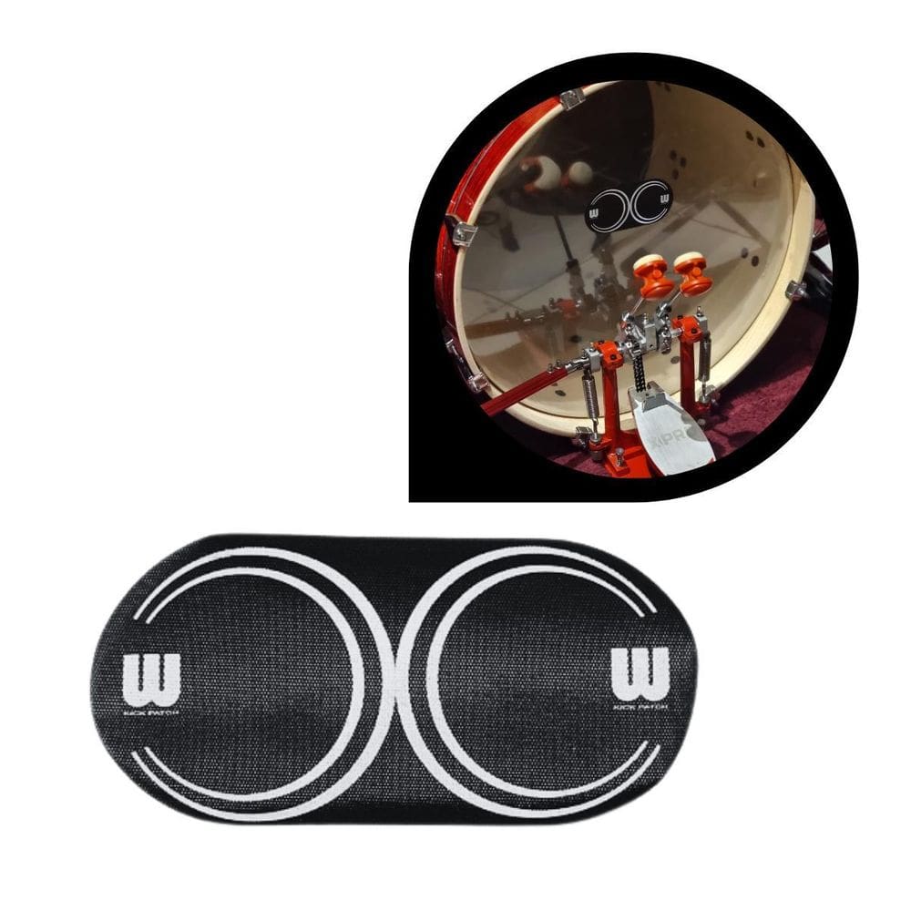 Protetor Pele Bumbo Kick Patch Wdpd-Bk - Duplo