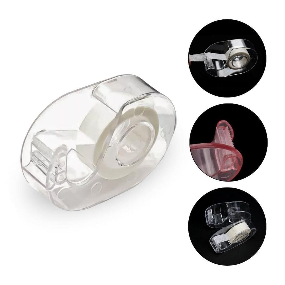 Porta Fita Adesiva Suporte Durex Dispenser Pequeno Portátil