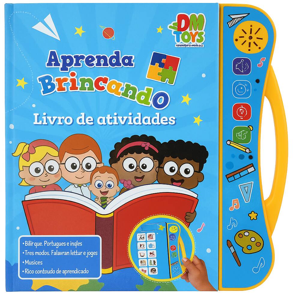 Livro Didático Atividades Aprenda Brincando Bilíngue