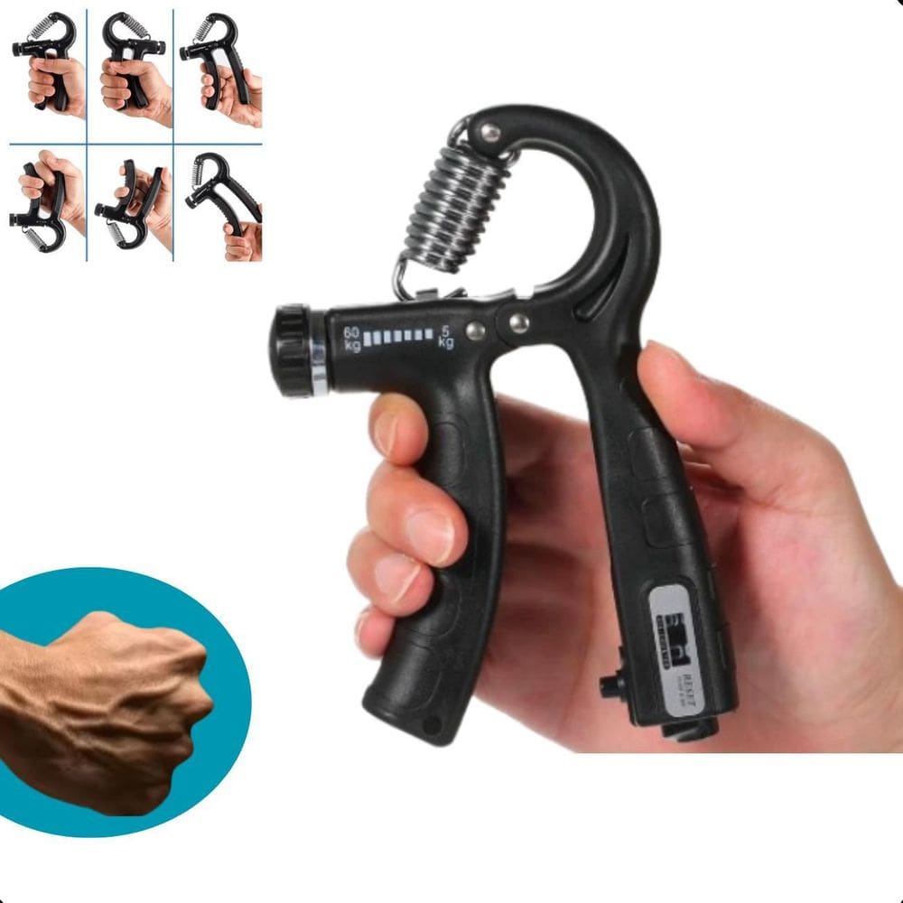 Hand Grip Ajustável Com Mola Resistente Até 60Kg -