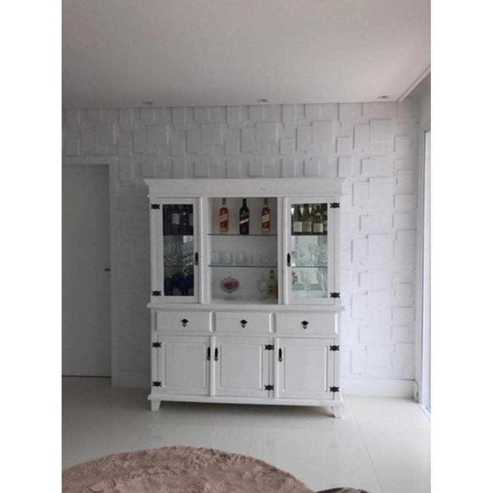 Placa 3D Revestir Parede Alto Impacto Lavável Revestimento