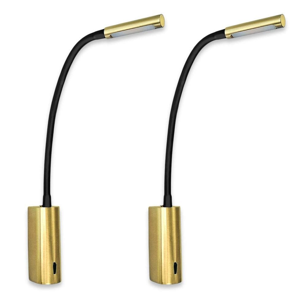 Kit 2 Arandela Leitura Quarto Led Interruptor Movel Bet66