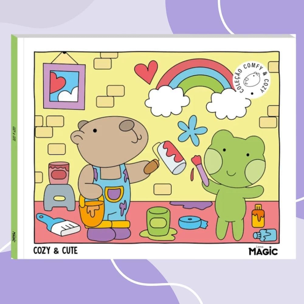 Livro De Colorir Magic Com 22 Desenhos: