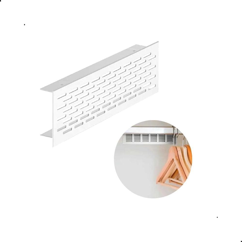 Grade Ventilacao 500Mm Aba 28 Branco