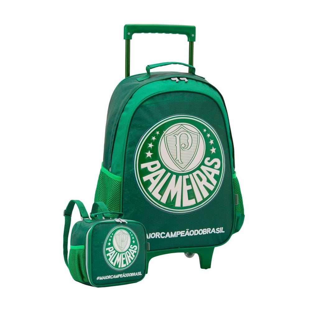 Kit Escolar Mochila De Rodinha+Lancheira
