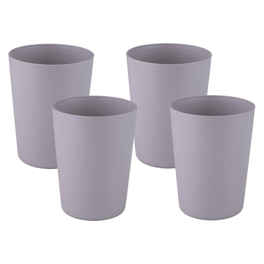 Conjunto 4 Copos 550ml Plástico São Bernardo Concreto