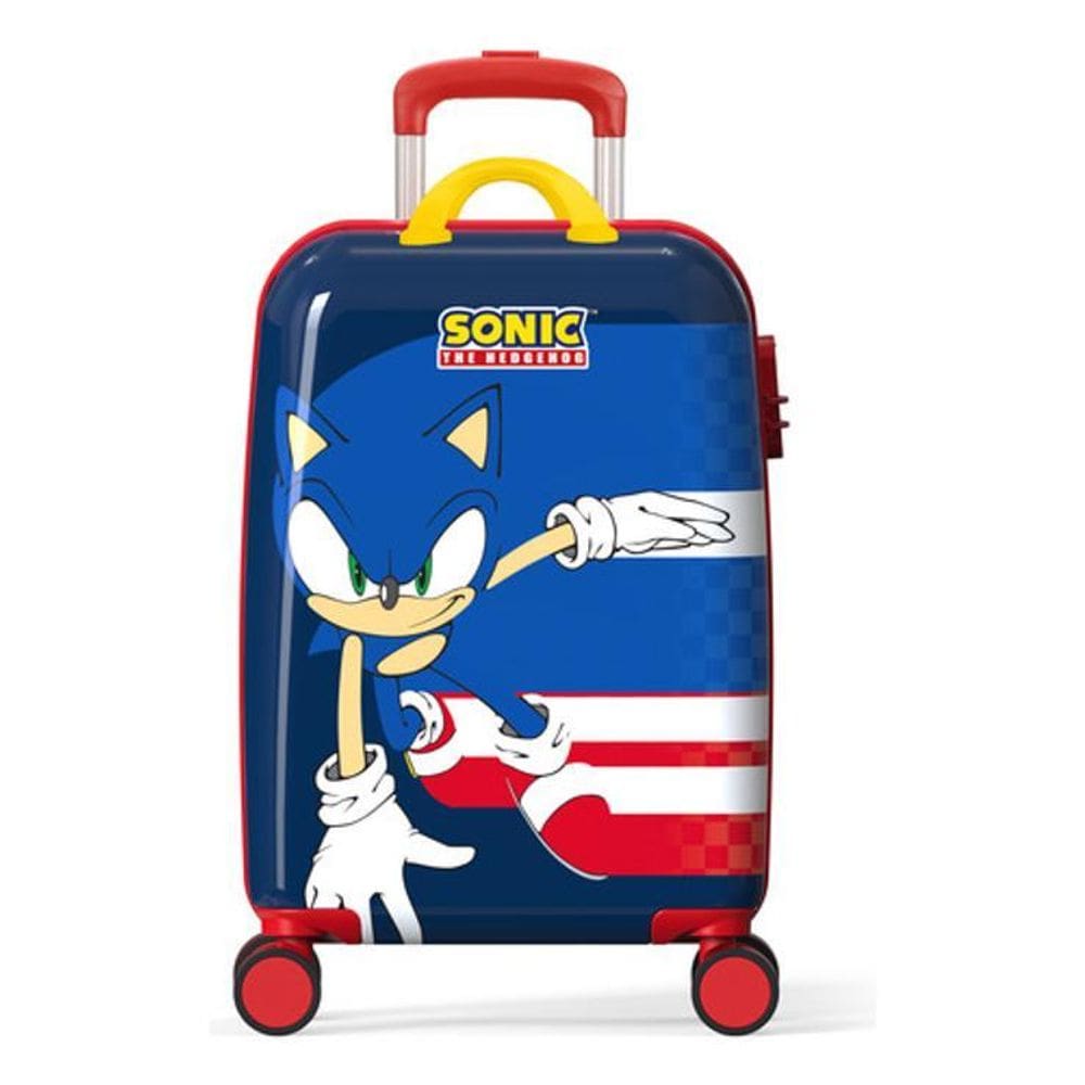 Mala De Viagem Pequena Infantil Escolar  Sonic