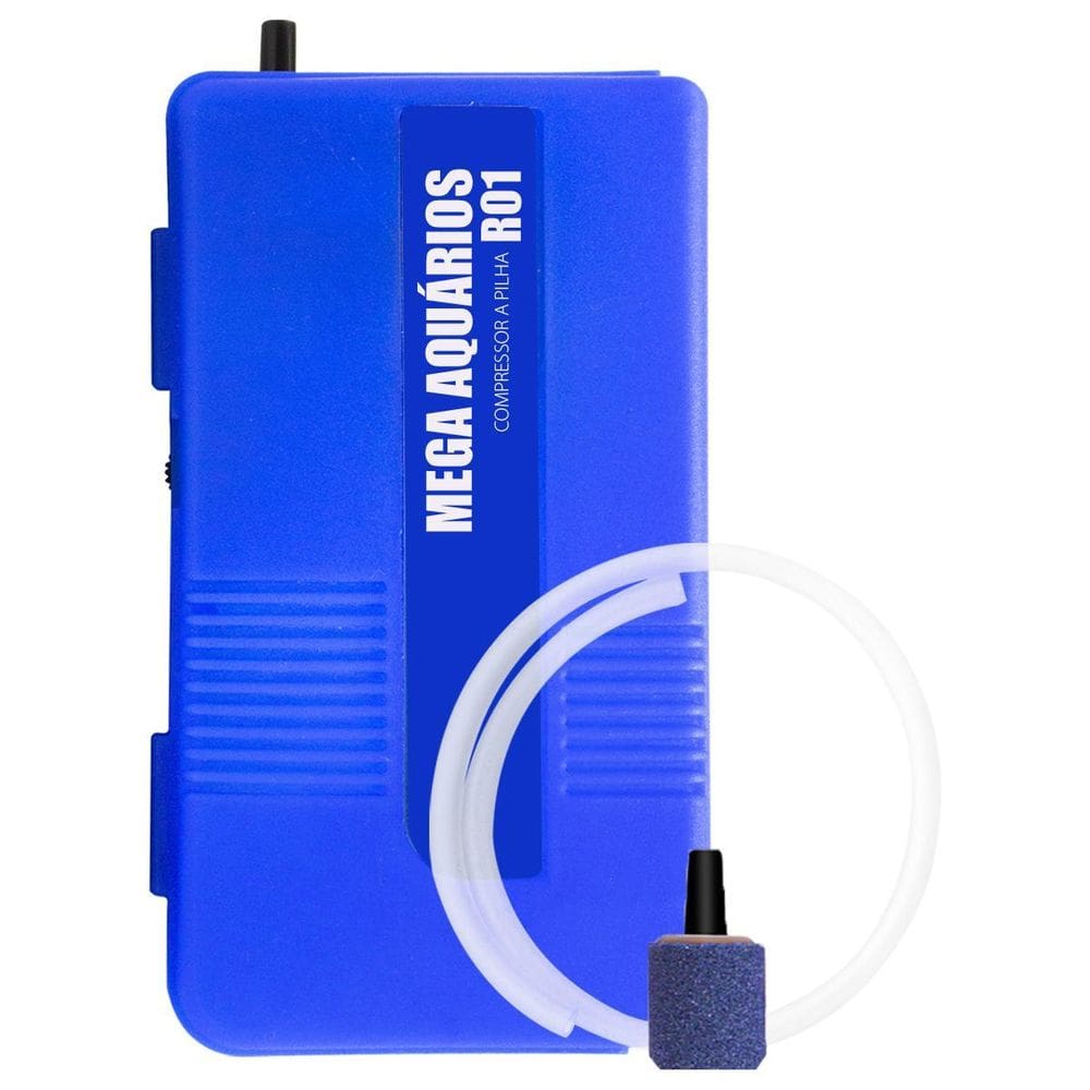 Compressor Bomba Oxigenador Ar A Pilha Emergência Aquário