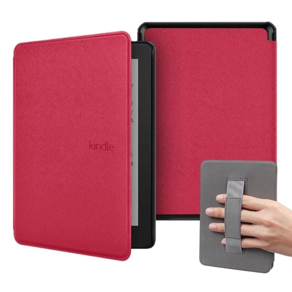 Capinha Couro Com Alça Para Kindle Paperwhite 12 7.0 Sa568B