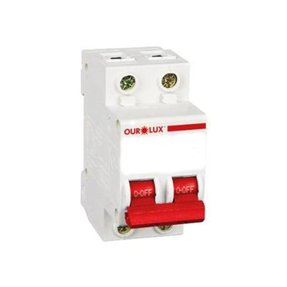 Disjuntor Bipolar 10A Ourolux
