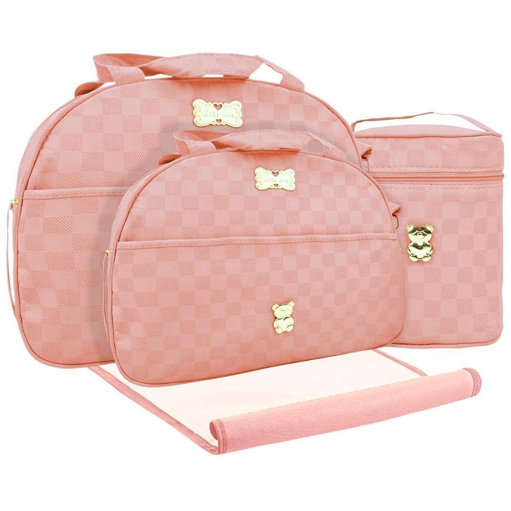 Kit Bolsas Maternidade Mave Baby Prime Gold Rosé