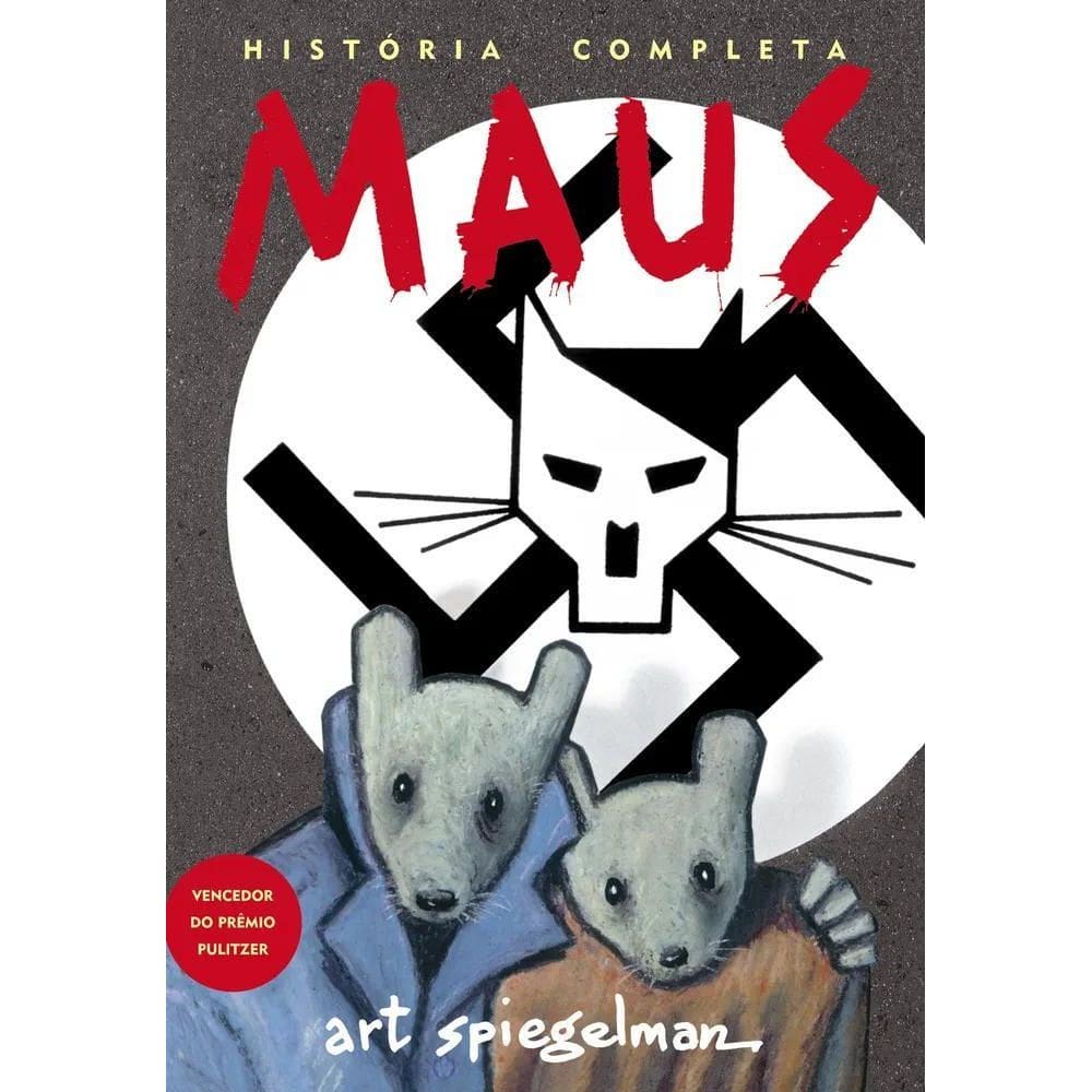 Maus, De Spiegelman, Art. Editorial Quadrinhos Na Cia, Capa