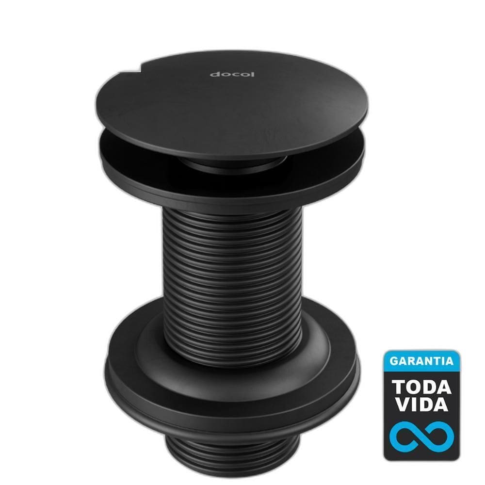 Válvula Saída D`Água Click-Clack 7/8 Onix Docol 009224Ce