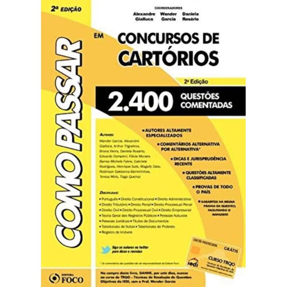 Como Passar Em Concursos De Cartorios