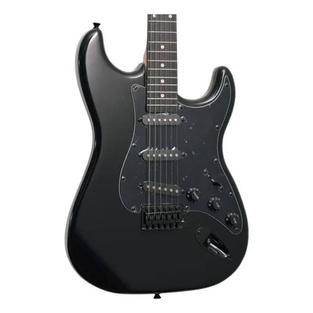 Guitarra Elétrica Tagima Tg 500 - Stratocaster - Bk - Escala Escura