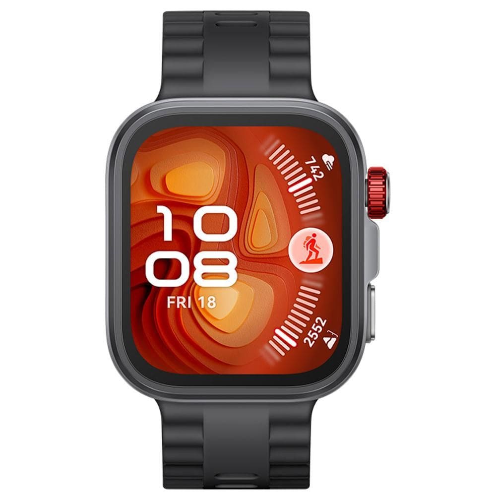 Smartwatch Huawei Watch Fit 4 Pro Preto com 1,82&quot;, Pulseira de Fluoroelastômero, Bluetooth e 32GB