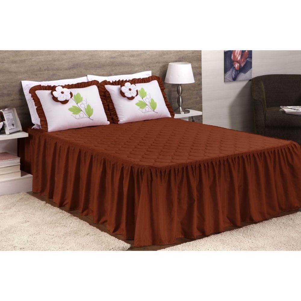 Kit Margarida Casal Com 5 Peças Marrom - Casaborda