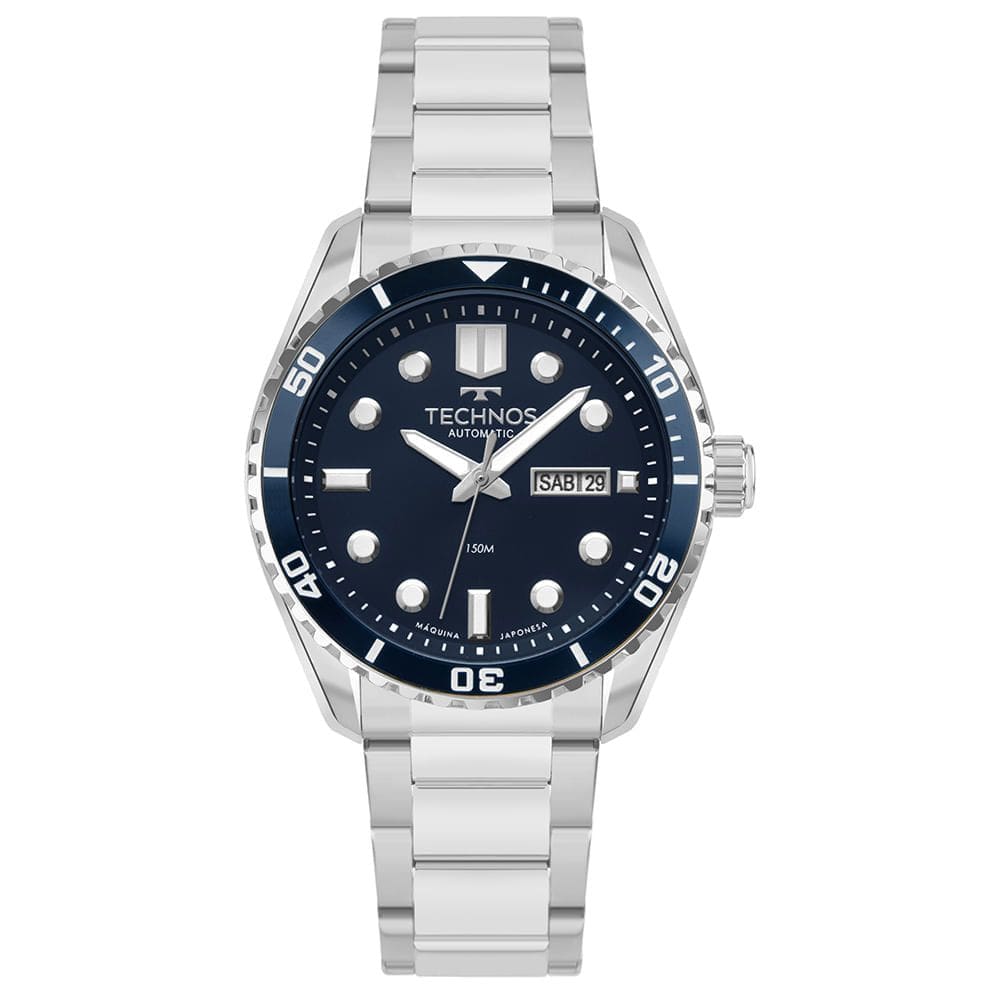 Relógio TECHNOS masculino automático mecânico 8205OX/1A