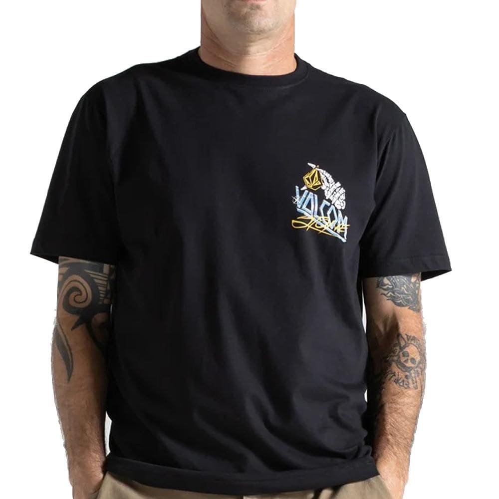 Camiseta Volcom Dropped SM26 Masculina Preto