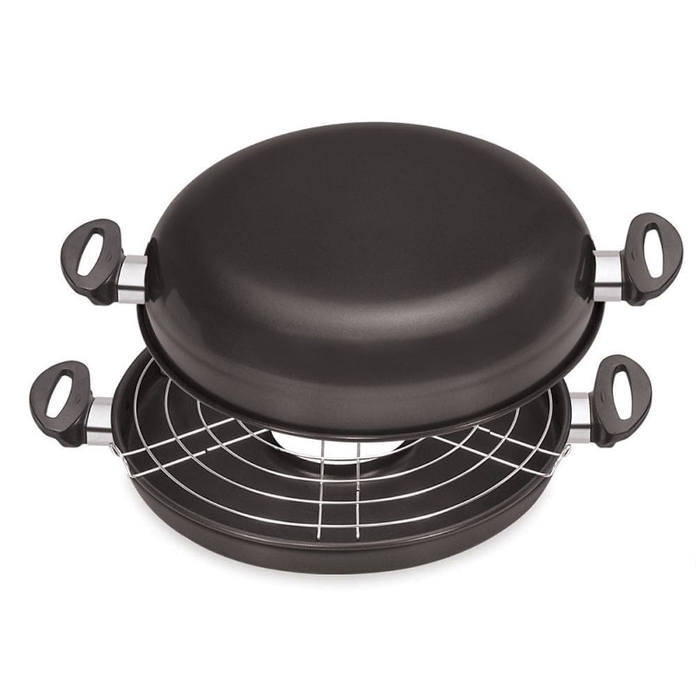 Churrasqueira Alumínio 31cm - Grelha e Tampa Aço