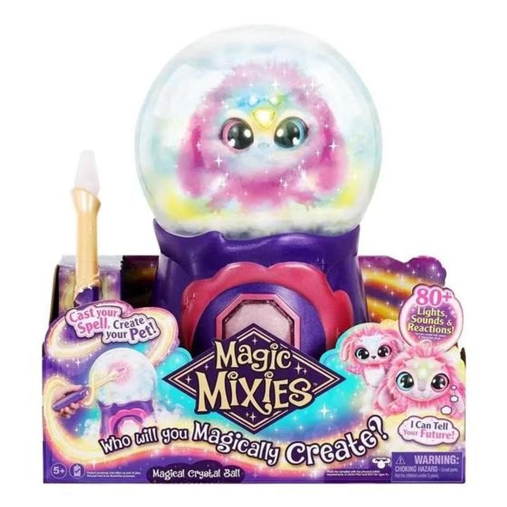 Pelúcia Magic Mixies Bola de Cristal Rosa Candide 2456