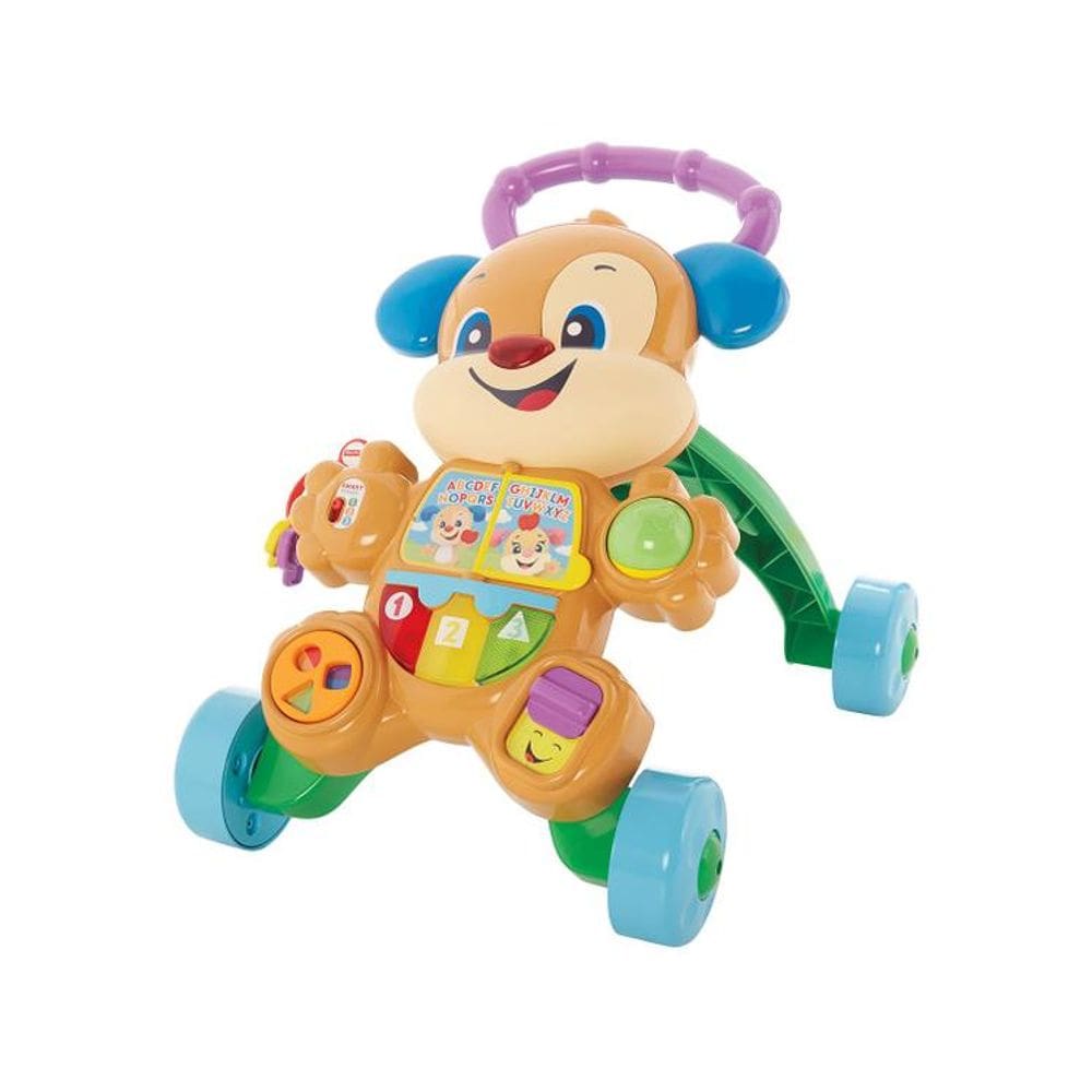 Andador para Bebê de Empurrar Musical Fisher-Price Aprender e Brincar Cachorrinho FRC78